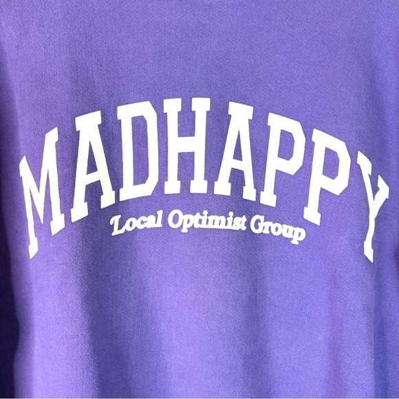 Madhappy Local Optimist Group Purple Sweatshirt
Size XS - Picture 3 of 6
